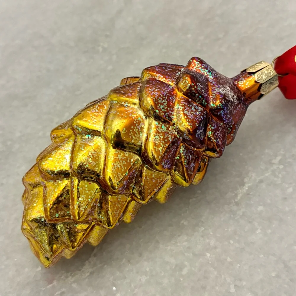 Waterford Pinecone Holiday Heirloom Ornament